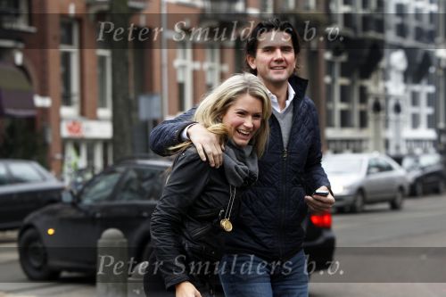 Amsterdam 16 januari 2010
Nikkie Plessen zwanger met haar vriend Ruben.
Peter Smulders bv