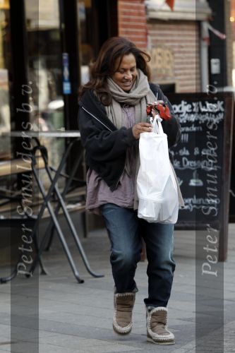 Amsterdam 26 januari 2010
Patty Brard doet boodschappen met haar smart Patmobile.
Peter Smulders bv