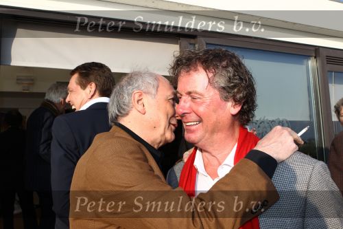 Oud Loosdrecht, 11 Maart 2010
Receptie t.g.v. 50 jaar artiest zijn van Anneke Gronloh
Peter Koelewijn met oud Rockets pianist Harry v Hoof
Foto Peter Smulders BV