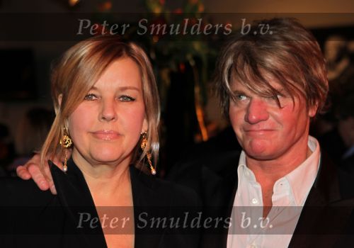 Hilversum, 3 Maart 2010 Uitreiking Gouden Harpen in Studio 22
Rob Bolland met partner
Foto Peter Smulders BV
