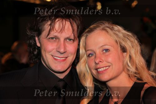Hilversum, 3 Maart 2010 Uitreiking Gouden Harpen in Studio 22
Sabina Uitslag met partner Edwin v Hoevelaak
Foto Peter Smulders BV