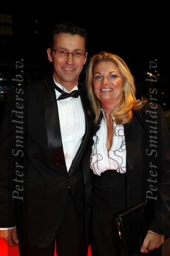 Amsterdam 15 december 2009
Sportman van het jaar verkiezing in de RAI. Stephan v d Berg met vrouw
Peter Smulders bv