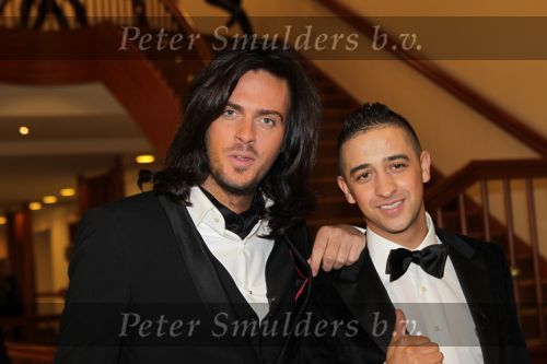 Amsterdam, 28 Februari 2010
Modeshow Paul Schulten in Hotel Okura
Thijs Willekes met rapper Yes-R
Foto Peter Smulders BV