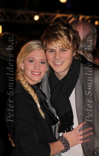 Hilversum, 3 Maart 2010 Uitreiking Gouden Harpen in Studio 22
Tim Douwsma met partner
Foto Peter Smulders BV