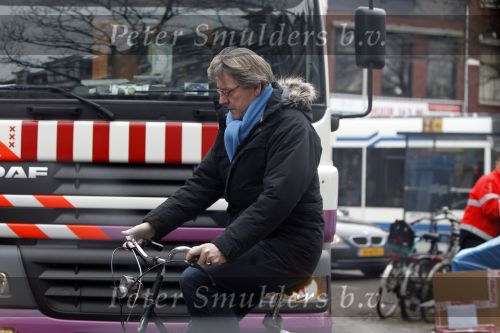 Amsterdam 22 januari 2010
Ursul de Geer op de fiets.
Peter Smulders bv