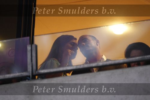 Amsterdam 13 juni 2009
Wesley Sneijder en Yolanthe Cabau v Kasbergen bij optreden van Toppers in de arena.
Peter Smulders bv