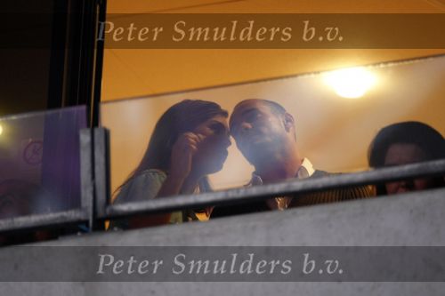 Amsterdam 13 juni 2009
Wesley Sneijder en Yolanthe Cabau v Kasbergen bij optreden van Toppers in de arena.
Peter Smulders bv