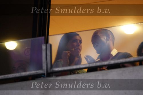 Amsterdam 13 juni 2009
Wesley Sneijder en Yolanthe Cabau v Kasbergen bij optreden van Toppers in de arena.
Peter Smulders bv