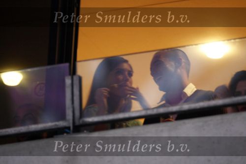 Amsterdam 13 juni 2009
Wesley Sneijder en Yolanthe Cabau v Kasbergen bij optreden van Toppers in de arena.
Peter Smulders bv