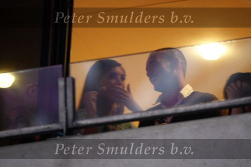 Amsterdam 13 juni 2009
Wesley Sneijder en Yolanthe Cabau v Kasbergen bij optreden van Toppers in de arena.
Peter Smulders bv