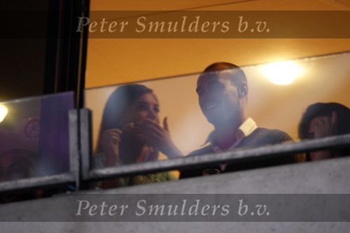 Amsterdam 13 juni 2009
Wesley Sneijder en Yolanthe Cabau v Kasbergen bij optreden van Toppers in de arena.
Peter Smulders bv
