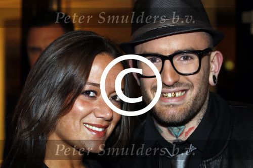 Utrecht 3 maart 2011
Uitreiking gouden en zilveren harpen in Vredenburg.Ben Saunders met Soraya zijn nieuwe vriendin
Peter Smulders bv