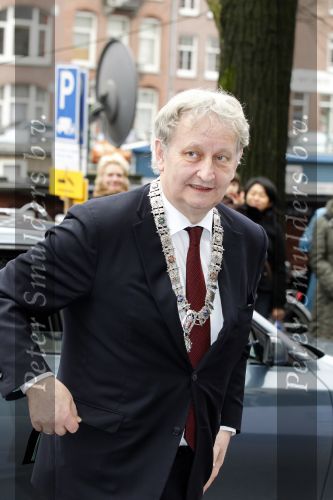 Amsterdam 11 februari 2011
Koningin Beatrix en Prins Friso bij de opening van de nieuwe liefde in Amsterdam. Burgemeester Eberhard  v d Laan
Peter Smulders bv