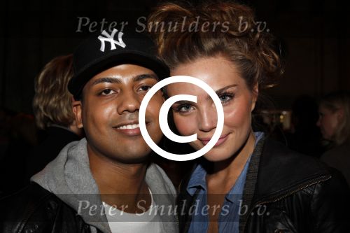 Amsterdam 7 maart 2011
Modeshow Jos v raak in de westergasfabriek met als modellen oa Georgina Verbaan Irene v d Laar Froukje de Both Quinty Trustfull Marvy Rieder en Kim Feenstra.Kim met man
Peter Smulders bv