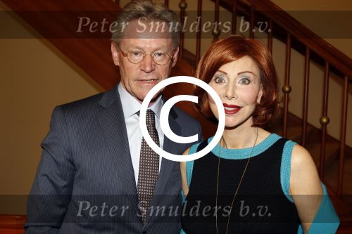 Amsterdam 6 maart 2011
Modeshow Paul Schulten bij het Okura hotel. Marijke Helwegen met man
Peter Smulders bv