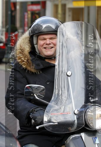 Amsterdam 15 februari 2011
Menno Kohler op zijn vespa scooter.
Peter Smulders bv