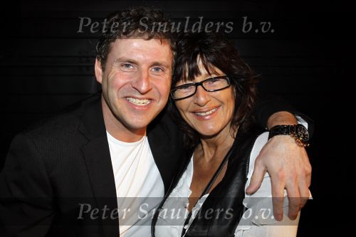 Baarn 27 februari 2011
Ria Valk viert haar 70e verjaardag en 55 jarig artiest zijn in de tv studio in Baarn. Pierre v Dam met vriendin
Peter Smulders bv