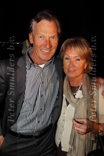 Baarn 27 februari 2011
Ria Valk viert haar 70e vefrjaardag en 55 jarig artiest zijn in de tv studio in Baarn. Riny v d Lee met vrouw
Peter Smulders bv
