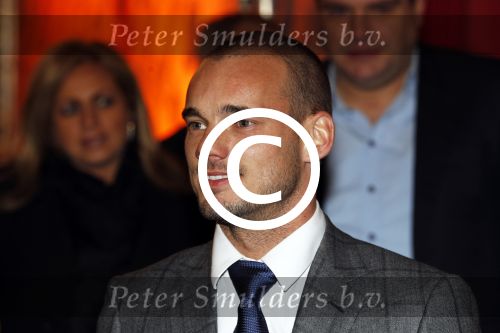Utrecht 3 maart 2011
Uitreiking gouden en zilveren harpen in Vredenburg.Yolanthe Sneijder Cabau en Wesley Sneijder
Peter Smulders bv