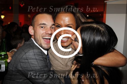 Utrecht 3 maart 2011
Uitreiking gouden en zilveren harpen in Vredenburg.Yolanthe Sneijder Cabau en Wesley Sneijder en Patty Brard
Peter Smulders bv