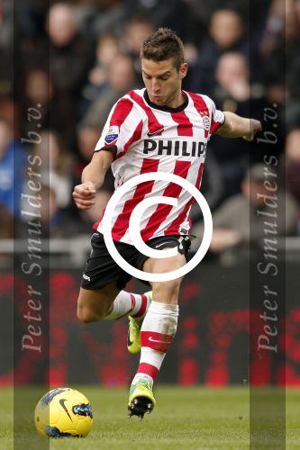 Eindhoven, 26 Februari 2012 Kompetitiewedstrijd PSV-Feyenoord, eindstand 3-2
Dries Mertens
Foto Peter Smulders BV