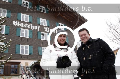 Lech 19 februari 2012
Edwin Bredius en Edwin Smulders bij hotel Post in Lech.
Peter Smulders bv
