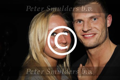 Eindhoven, 11 Februari 2012
PSV Voetballer Erik Pieters met zijn vriendin Sabrina Smits
Foto Peter Smulders BV