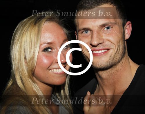 Eindhoven, 11 Februari 2012
PSV Voetballer Erik Pieters met zijn vriendin Sabrina Smits
Foto Peter Smulders BV