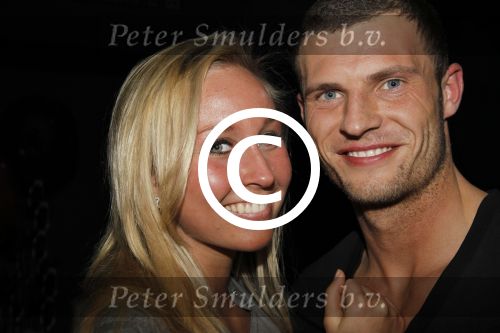 Eindhoven, 11 Februari 2012
PSV Voetballer Erik Pieters met zijn vriendin Sabrina Smits
Foto Peter Smulders BV