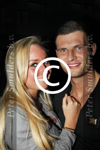 Eindhoven, 11 Februari 2012
PSV Voetballer Erik Pieters met zijn vriendin Sabrina Smits
Foto Peter Smulders BV