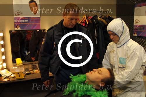 Hilversum 8 februari 2012
Frans Bauer vermoord door Dries Roelvink voor kinderprogramma Zapp.
Peter Smulders bv