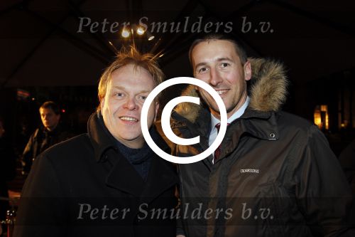 Den Haag 6 februari 2012
Premiere Als je verliefd wordt met Fajah Lourens en Bas Muijs. in Pathe Den Haag. Frits Huffnagel met een kennis
Peter Smulders bv