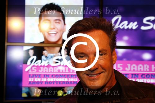 Volendam 9 maart 2012
Persconferentei jan Smit ivm 15 jaar artiest en concerten in Ahoy. Gerard Joling
Peter Smulders bv