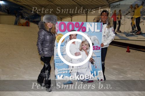 Velsen 31 januari 2012
Gerard Joling en Patricia Paay presenteren cover 100% NL in snowworld.
Peter Smulders bv