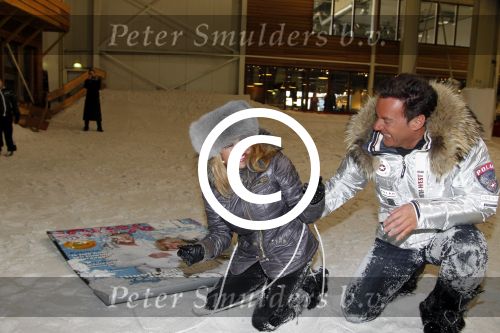 Velsen 31 januari 2012
Gerard Joling en Patricia Paay presenteren cover 100% NL in snowworld.
Peter Smulders bv