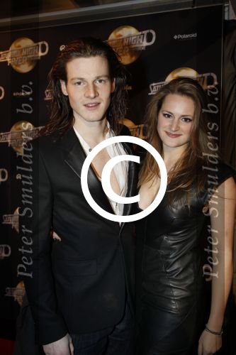 Amsterdam 17 februari 2012
Premiere Saturday night fever in Carre.
Guido Spek met partner Desi v Doeveren
Peter Smulders bv