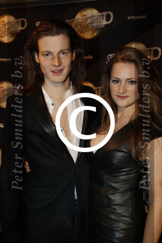 Amsterdam 17 februari 2012
Premiere Saturday night fever in Carre.
Guido Spek met partner Desi v Doeveren
Peter Smulders bv