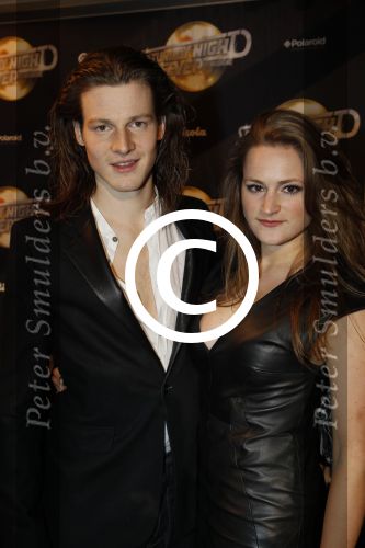 Amsterdam 17 februari 2012
Premiere Saturday night fever in Carre.
Guido Spek met partner Desi v Doeveren
Peter Smulders bv