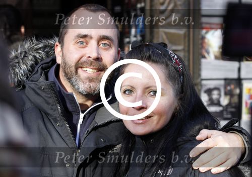 Amsterdam 4 februari 2012
Premiere achtste groepers huilen niet in Tuschinski. Sanne Kraaijkamp met Horrace Cohen
Peter Smulders bv