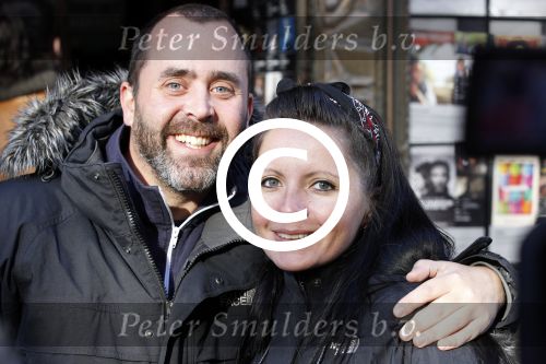 Amsterdam 4 februari 2012
Premiere achtste groepers huilen niet in Tuschinski. Sanne Kraaijkamp met Horrace Cohen
Peter Smulders bv