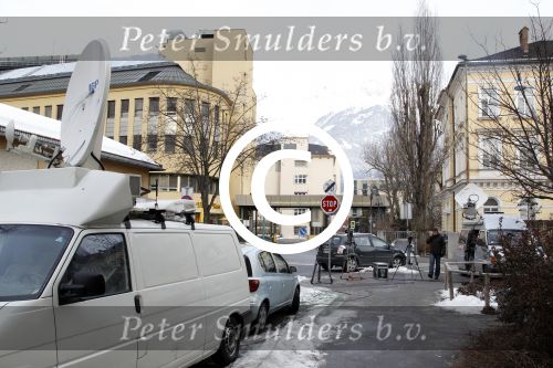 Innsbruck 18 februari 2012
Prins Frisoligt in het universitair ziekenhuis van Innsbruck na zijn ongeluk met lawine. Zijn moeder koningin Beatrix en zijn vrouw prinses Mabel Wisse Smit komen hem opzoeken.
Peter Smulders bv