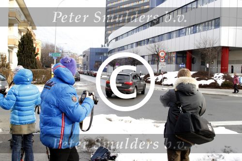 Innsbruck 18 februari 2012
Prins Frisoligt in het universitair ziekenhuis van Innsbruck na zijn ongeluk met lawine. Zijn moeder koningin Beatrix en zijn vrouw prinses Mabel Wisse Smit komen hem opzoeken.
Peter Smulders bv