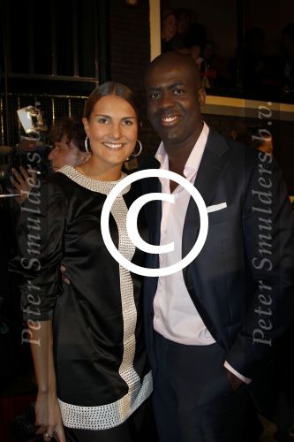 Amsterdam 17 februari 2012
Premiere Saturday night fever in Carre.
Iris v d Ende met partner
Peter Smulders bv