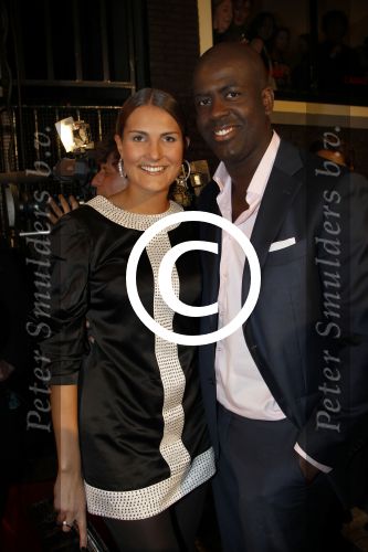 Amsterdam 17 februari 2012
Premiere Saturday night fever in Carre.
Iris v d Ende met partner
Peter Smulders bv