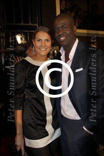 Amsterdam 17 februari 2012
Premiere Saturday night fever in Carre.
Iris v d Ende met partner
Peter Smulders bv