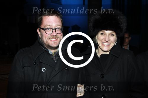 Amsterdam 8 februari 2012
Presentatie HBO in de grote Kerk. Jan Heemskerk met vrouw
Peter Smulders bv
