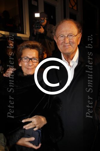 Amsterdam 17 februari 2012
Premiere Saturday night fever in Carre.
Joop v d Ende samen met zijn vrouw Janine v d Ende
Peter Smulders bv