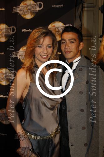 Amsterdam 17 februari 2012
Premiere Saturday night fever in Carre.
Julie Fryer met partner
Peter Smulders bv
