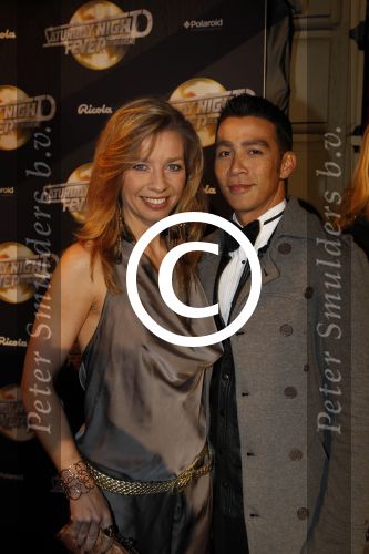 Amsterdam 17 februari 2012
Premiere Saturday night fever in Carre.
Julie Fryer met partner
Peter Smulders bv