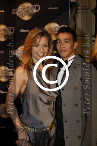 Amsterdam 17 februari 2012
Premiere Saturday night fever in Carre.
Julie Fryer met partner
Peter Smulders bv